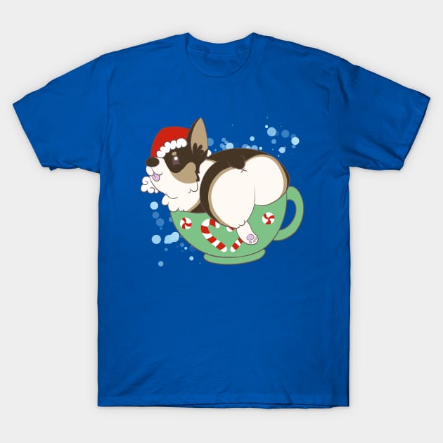 Peppermint Mocha Pup T-Shirt by SharpieSam